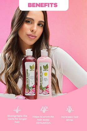 Natural Sant shampoo lathering in hands