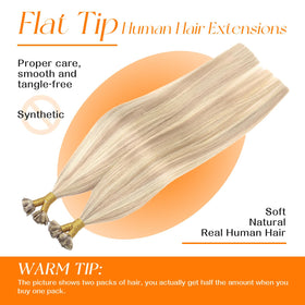 Natural shades of Sunny Hair extensions displayed