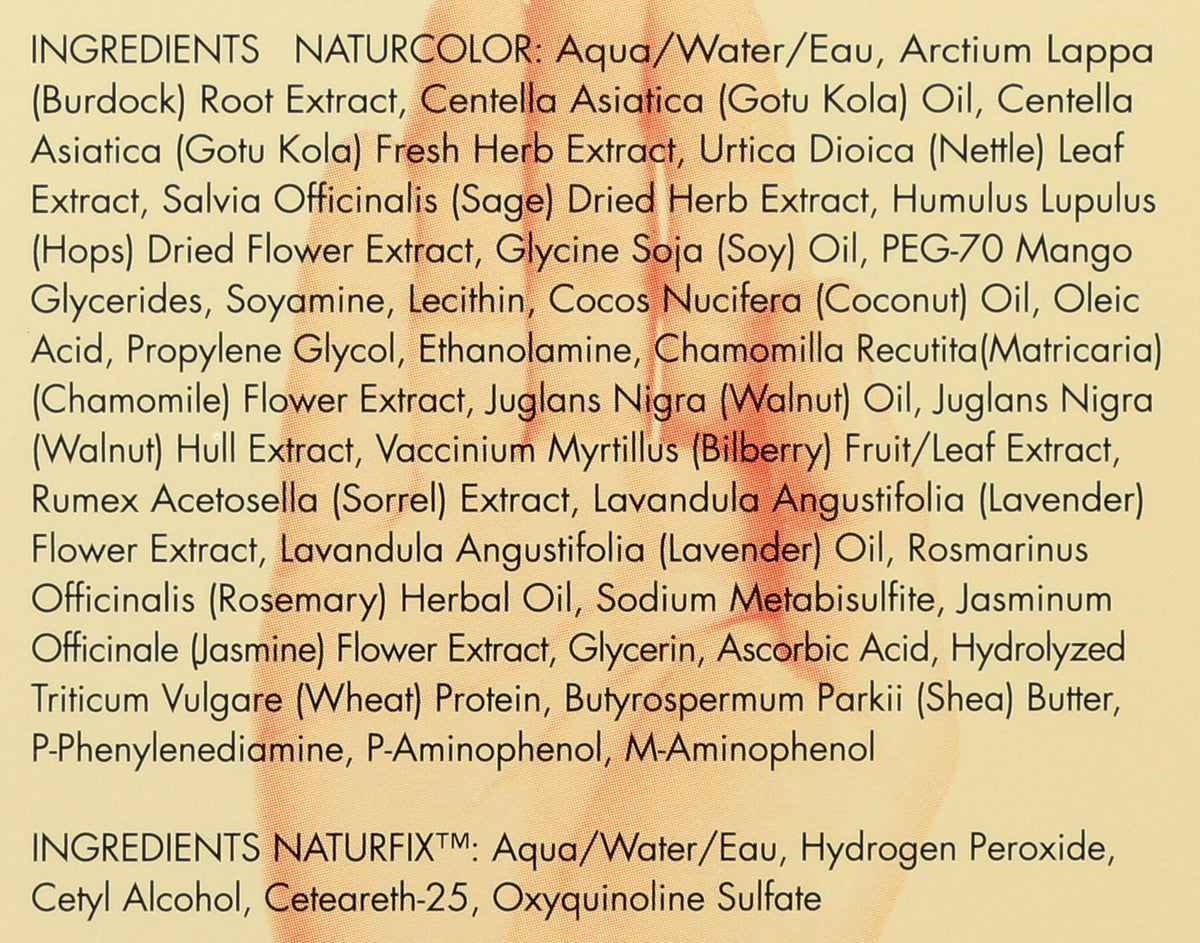 Naturcolor Hair Dye 8M Cayenne Red application process