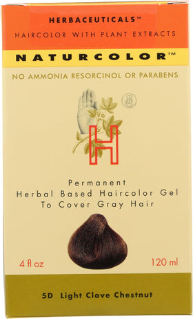 Naturcolor Haircolor 5D Light Clove Chestnut front view
