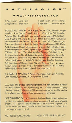 Naturcolor Haircolor 5D Light Clove Chestnut shade comparison