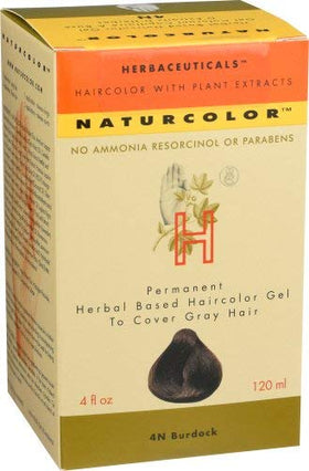 Naturcolor Haircolor Hair Dye Burdock 4N packaging