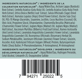 Naturcolor Haircolor Mullein Blonde application process