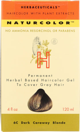 Naturcolor Permanent Hair Color Dark Caraway Blonde 6C front view