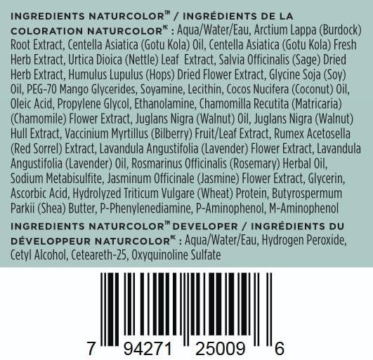 Naturcolor Permanent Hair Color Light Turmeric Blonde 8R application process