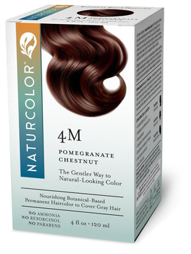 Naturcolor Permanent Hair Color Pomegranate Chestnut 4M front view