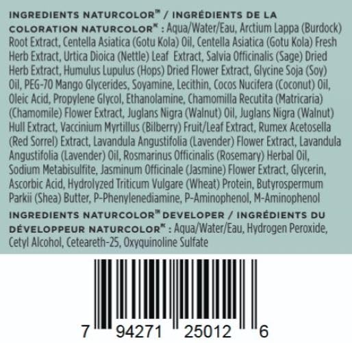 Naturcolor Pomegranate Chestnut 4M packaging details