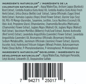 Naturcolor Poppy Seed Haircolor mixed with gel