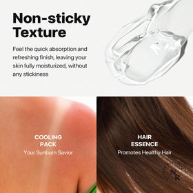 Nature Republic Aloe Vera Gel application on skin