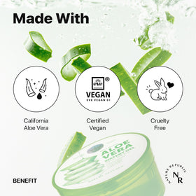 Nature Republic Aloe Vera Gel packaging side view