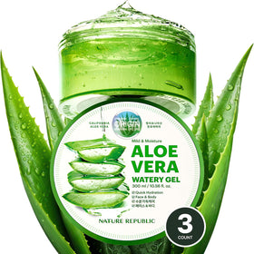 Nature Republic Aloe Vera Watery Gel 3 PCS front view