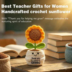Nature stones bracelet with message card for teachers