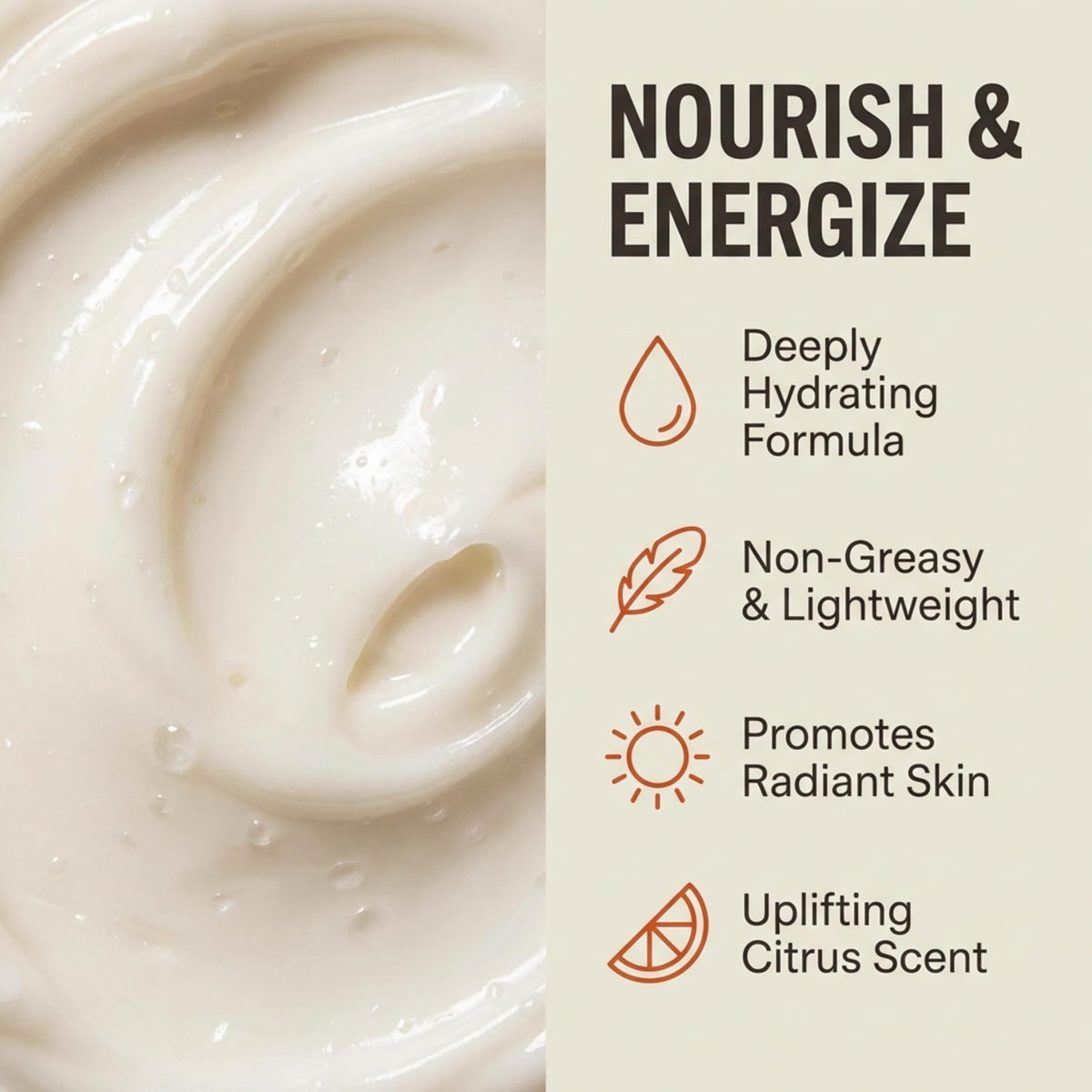 NATURE WELL Bergamot & Grapefruit Body Cream 16 Oz packaging