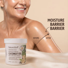 NATURE WELL Coconut Oil Moisturizing Cream side view