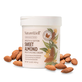 NATURE WELL Sweet Almond Body Cream 16 Oz front view