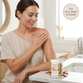 NATURE WELL Sweet Almond Body Cream packaging details
