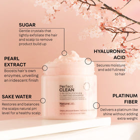 NATURELAB. TOKYO Perfect Clean Scalp Scrub 8.1 oz texture close-up