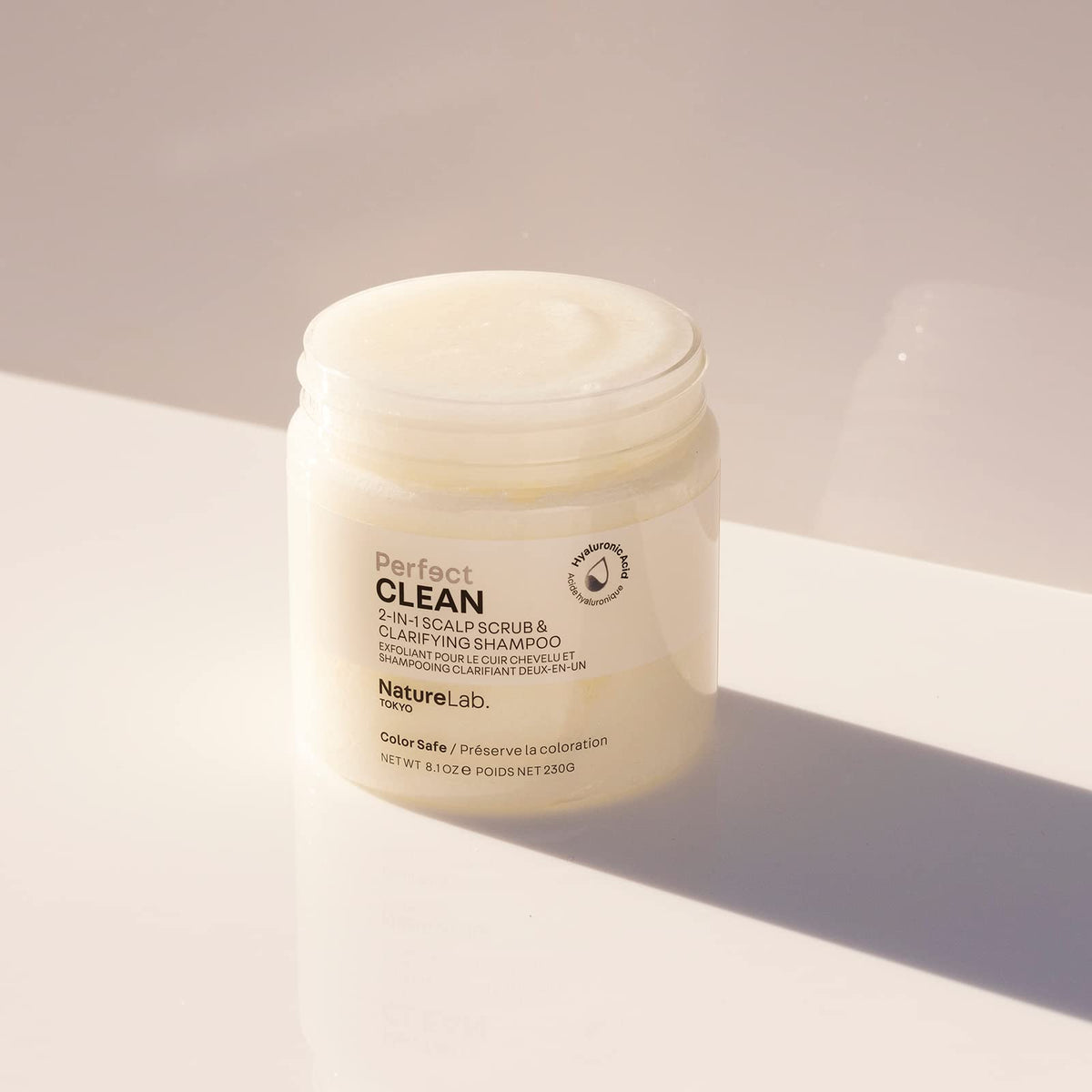 NATURELAB. TOKYO Scalp Scrub with ingredients display