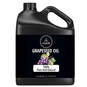Naturevibe Botanicals Grapeseed Oil 32oz front view
