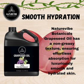 Naturevibe Botanicals Grapeseed Oil with essential oils