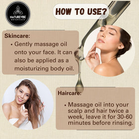 Naturevibe Botanicals Jamaican Black Castor Oil with natural ingredients