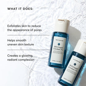 Naturium BHA Liquid Exfoliant 2% application on skin