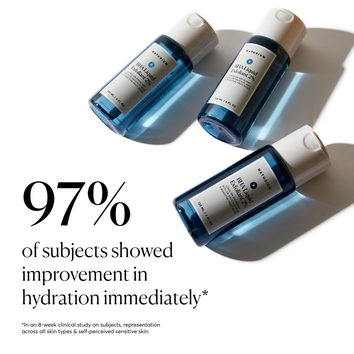Naturium BHA Liquid Exfoliant 2% back view of packaging