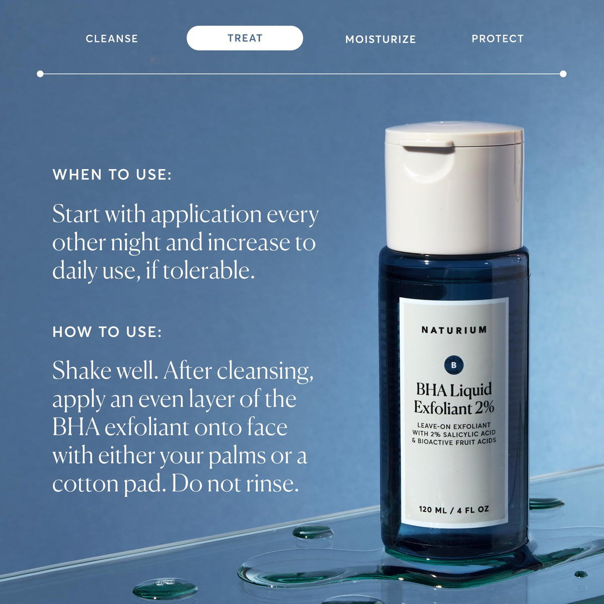 Naturium BHA Liquid Exfoliant 2% texture close-up