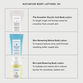 Naturium Bio-Lipid Restoring Body Lotion application on skin