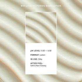 Naturium Bio-Lipid Restoring Body Lotion on a bathroom shelf