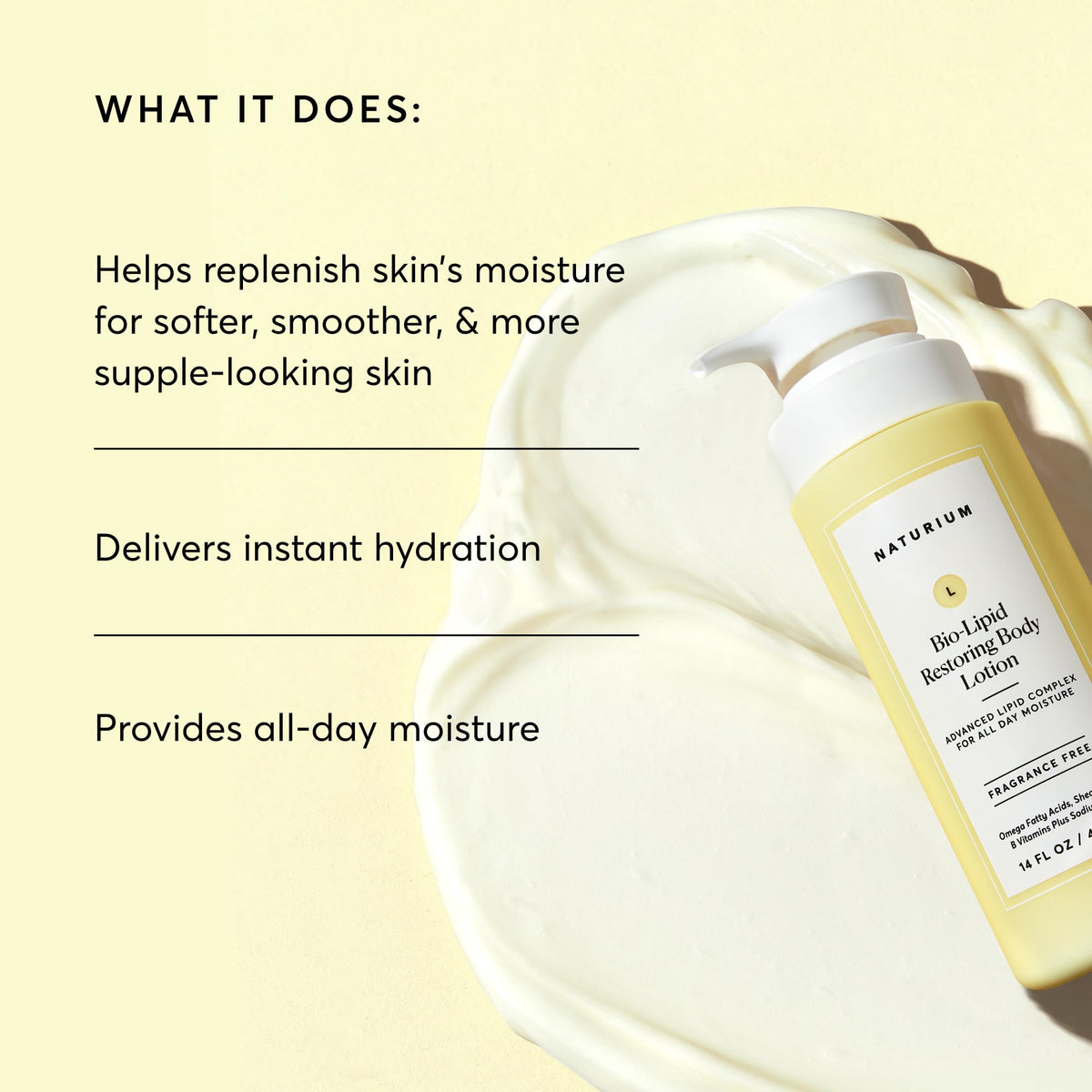 Naturium Bio-Lipid Restoring Body Lotion packaging side view