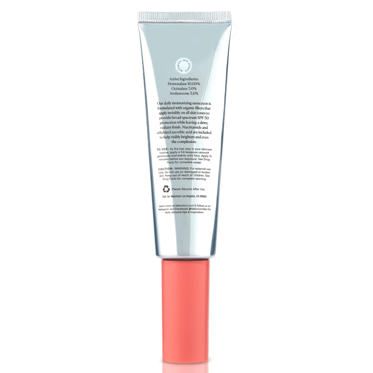 Naturium Dew-Glow Moisturizer SPF 50 in a skincare routine