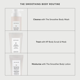 Naturium KP Body Scrub & Mask in shower setting