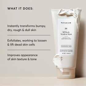 Naturium KP Body Scrub & Mask packaging side view