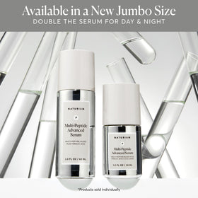 Naturium Multi-Peptide Advanced Serum application on skin
