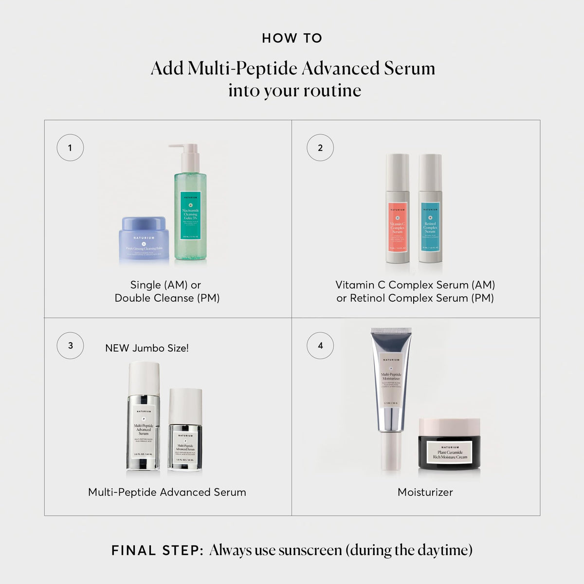 Naturium Multi-Peptide Advanced Serum ingredients list