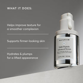 Naturium Multi-Peptide Advanced Serum texture on skin