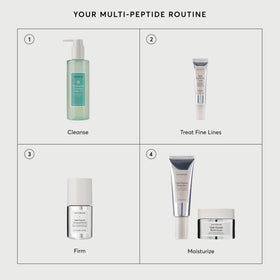 Naturium Multi-Peptide Advanced Serum with a moisturizer