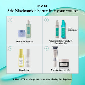 Naturium Niacinamide Face Serum 12% Plus Zinc 2% Jumbo usage demonstration