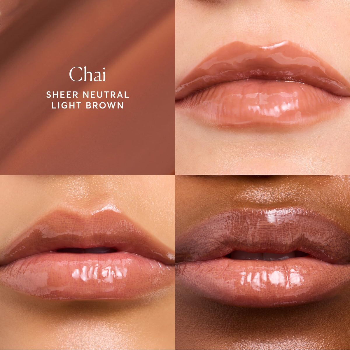 Naturium Phyto-Glow Lip Balm Chai close-up of texture