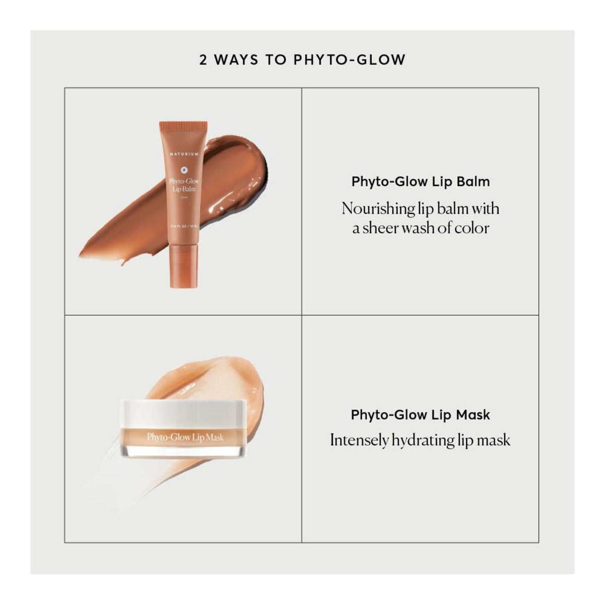 Naturium Phyto-Glow Lip Balm Chai lifestyle scene