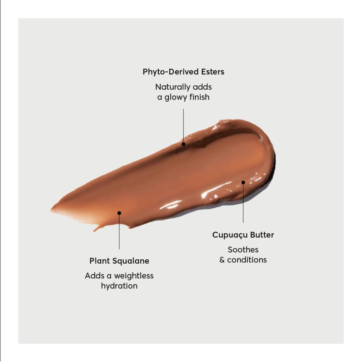Naturium Phyto-Glow Lip Balm Chai on lips