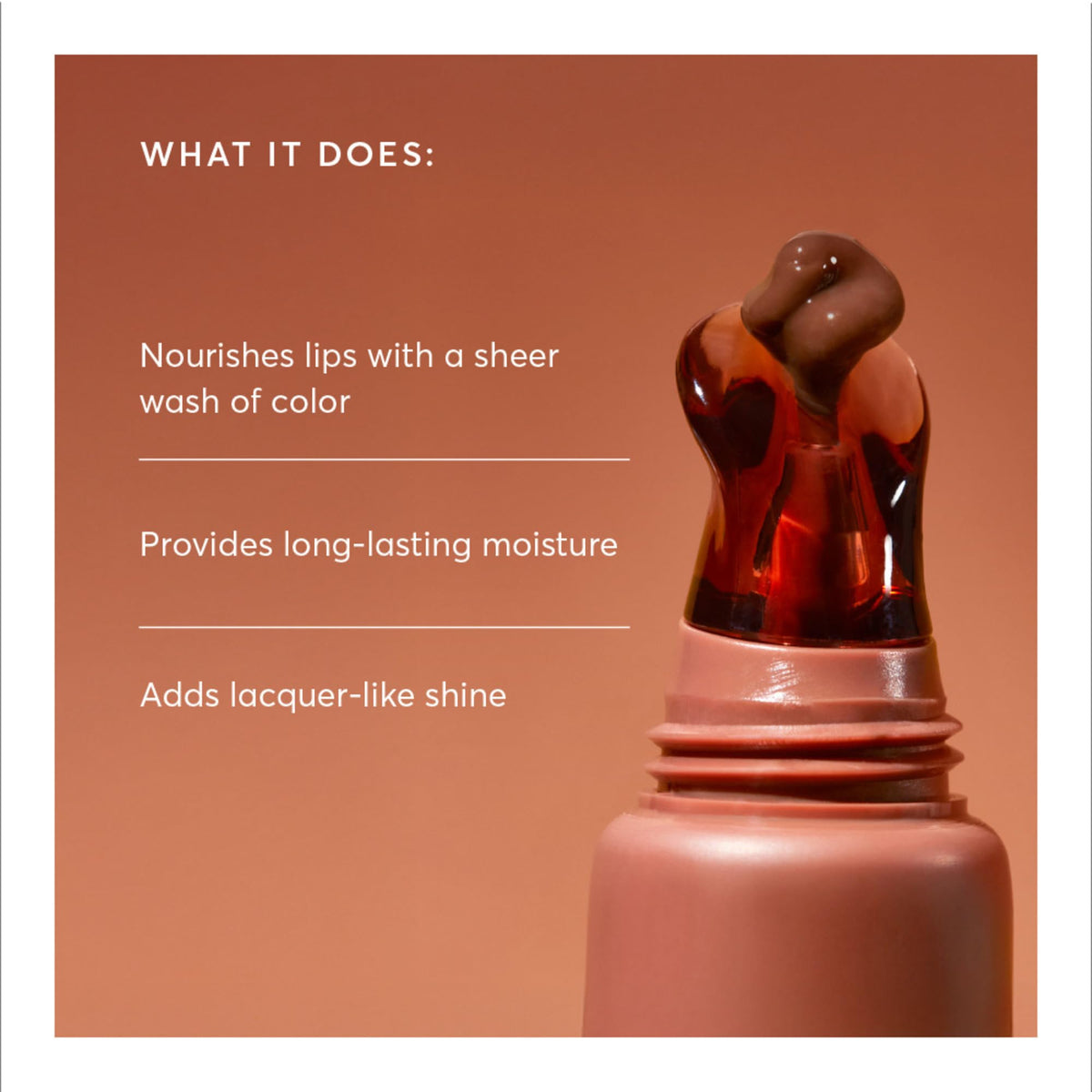 Naturium Phyto-Glow Lip Balm showing glossy finish on lips