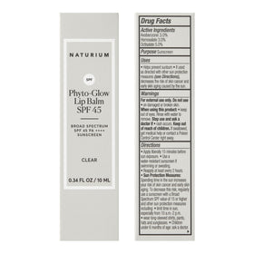 Naturium Phyto-Glow Lip Balm SPF 45 showing applicator and texture