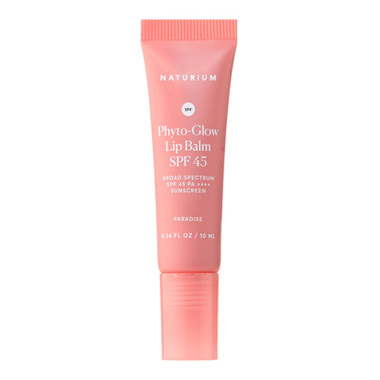 Naturium Phyto-Glow Lip Balm SPF 45 tinted gloss in Paradise colour