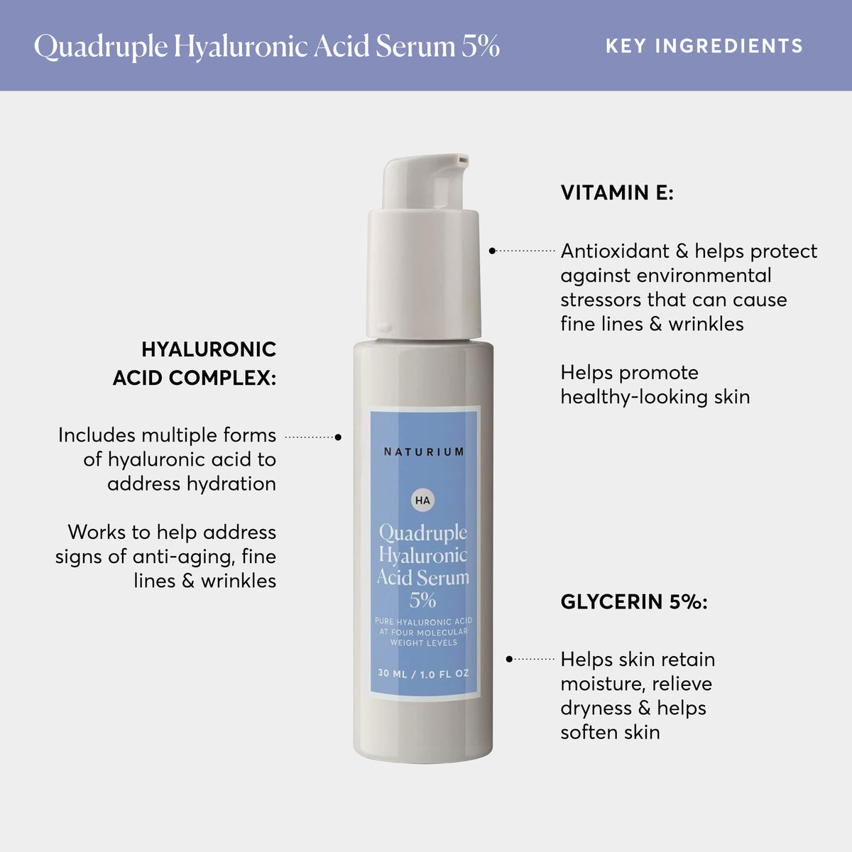 Naturium Quadruple Hyaluronic Acid Serum 5% texture close-up