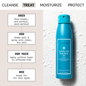 Naturium Salicylic Acid Body Spray 2% back view