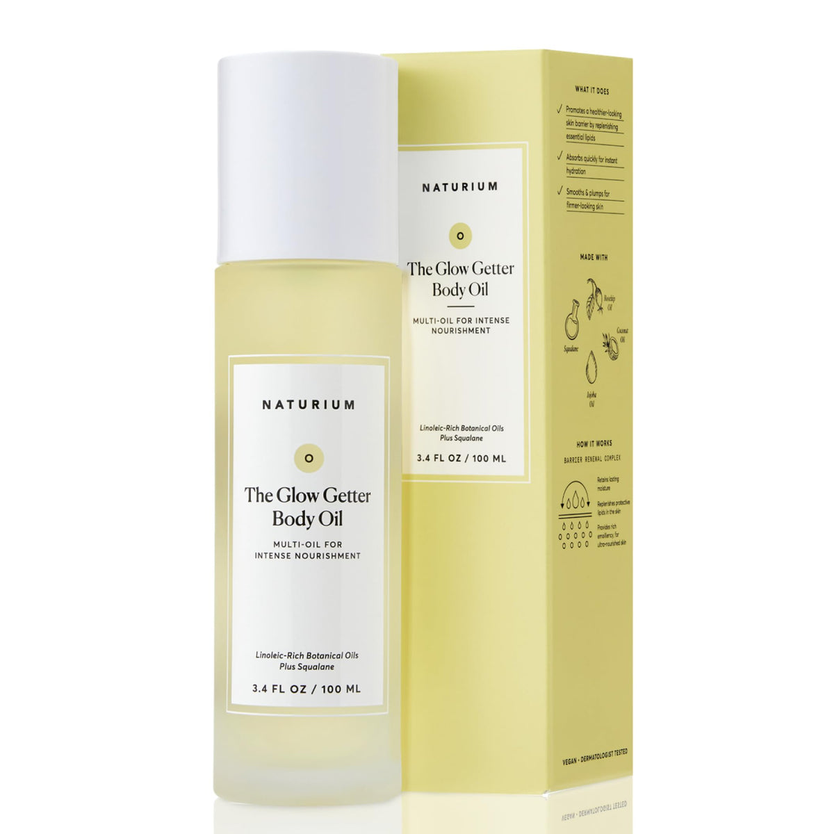 Naturium The Glow Getter Body Oil 3.4 oz front view
