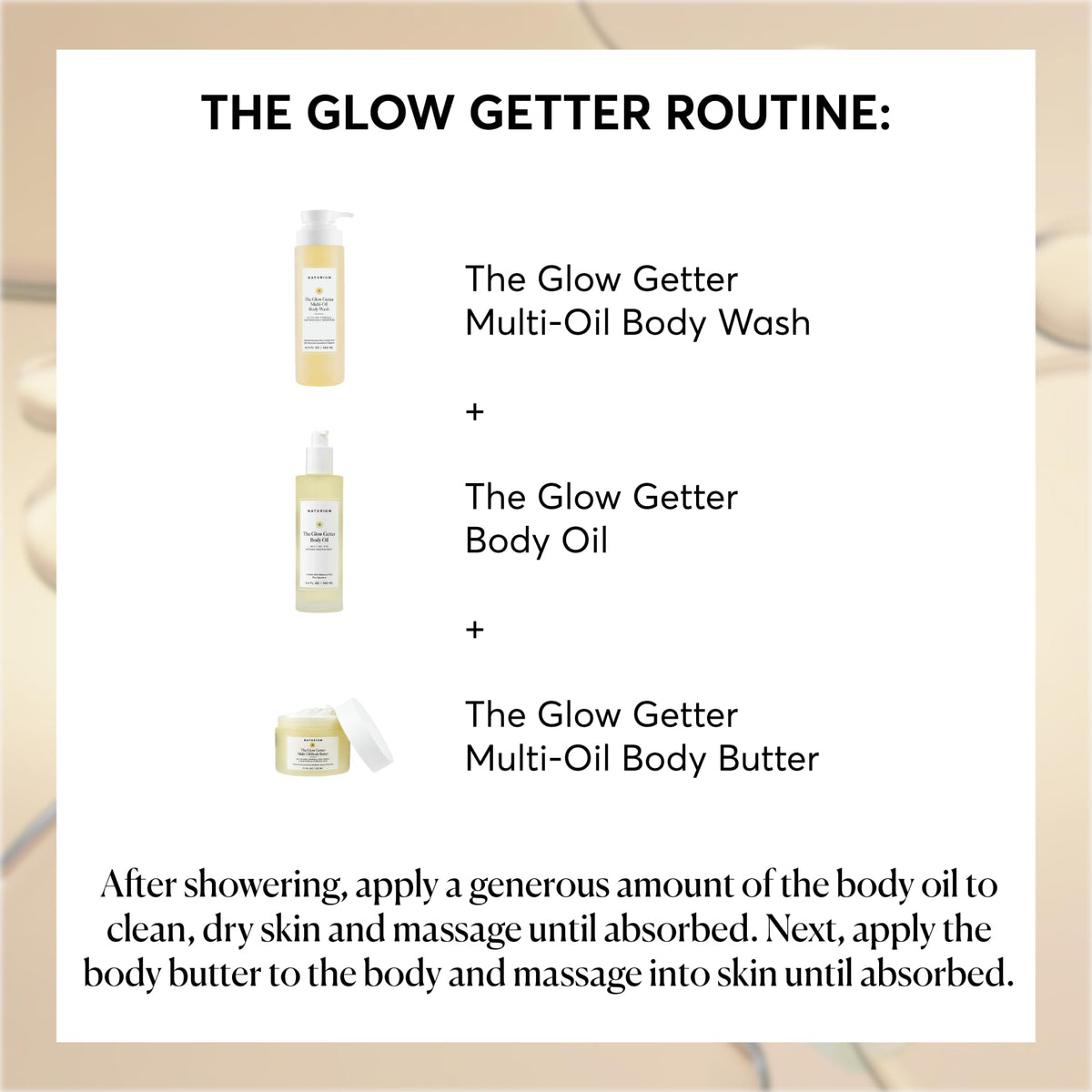 Naturium The Glow Getter Body Oil 3.4 oz side view