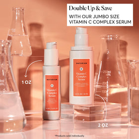 Naturium Vitamin C Complex Serum 30mL on a marble surface